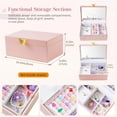 thumbnail image 5 of ProCase Girls Musical Jewelry Box with Spinning Ballerina, Kids Jewelry Boxes Storage, Ballerina Music Box Gift for Little Girl Daughter, Birthday Anniversary Thanksgiving Christmas Gifts -Pink, 5 of 7
