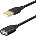 thumbnail image 1 of Fasgear Cordon d'Extension USB Câble USB Mâle vers Femelle Chargement et Synchronisation Rallonge USB (10 Pieds, Noir), 1 of 6
