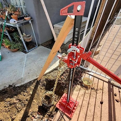 Black Jack Torin TR6501B 48" Ratcheting Off Road / Utility Farm Jack, 3 Ton Capacity