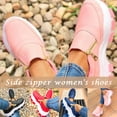 thumbnail image 2 of Chaussures de Mode pour Femmes Confortables Design à Fermeture Éclair Latérale Espadrilles Décontractées à Enfiler Respirantes Bout Rond, 2 of 6