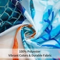 thumbnail image 4 of Sonernt Sea Turtle Shower Curtain Ocean Creature Landscape Shower Curtains Beach Theme Bathroom Decoration Fabric, 72x72 Inch, 4 of 6