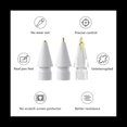 thumbnail image 2 of Pencil Tips for Pencil ,3 Styles No Wear Out Fine Point Precise Control Compatible with Pencil Tip,3 x pencil tips,white & transparent, 2 of 7