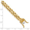 thumbnail image 2 of 10K Yellow Gold 7.25Mm Hand-Polished Rounded Curb Link Bracelet (Width 7.25) (Length 8) - Jbsp, 2 of 5