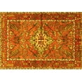 thumbnail image 1 of Ahgly Company Indoor Rectangle Persian Yellow Traditional Area Rugs, 2' x 5', 1 of 4