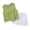 Green, variant on Bxsruta Toddler Kids Boys Girls Outfits Tank Tops and Shorts Summer Casual Clothing Set