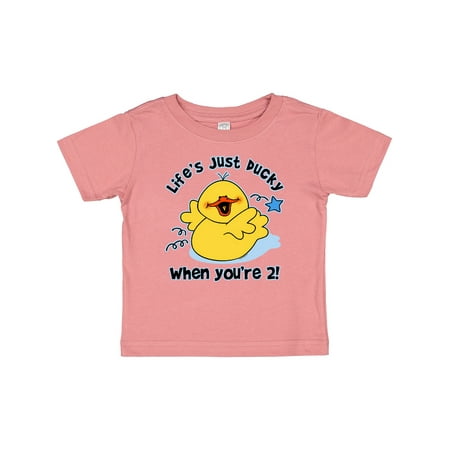 

Inktastic Life s Ducky 2nd Birthday Gift Baby Boy or Baby Girl T-Shirt