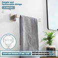thumbnail image 6 of KOKOSIRI Hand Towel Holder Brushed Nickel Towel Bars Stainless Steel Bathroom Hardware Kitchen Paper Towel Holder Wall Mount B3003BR, 6 of 9