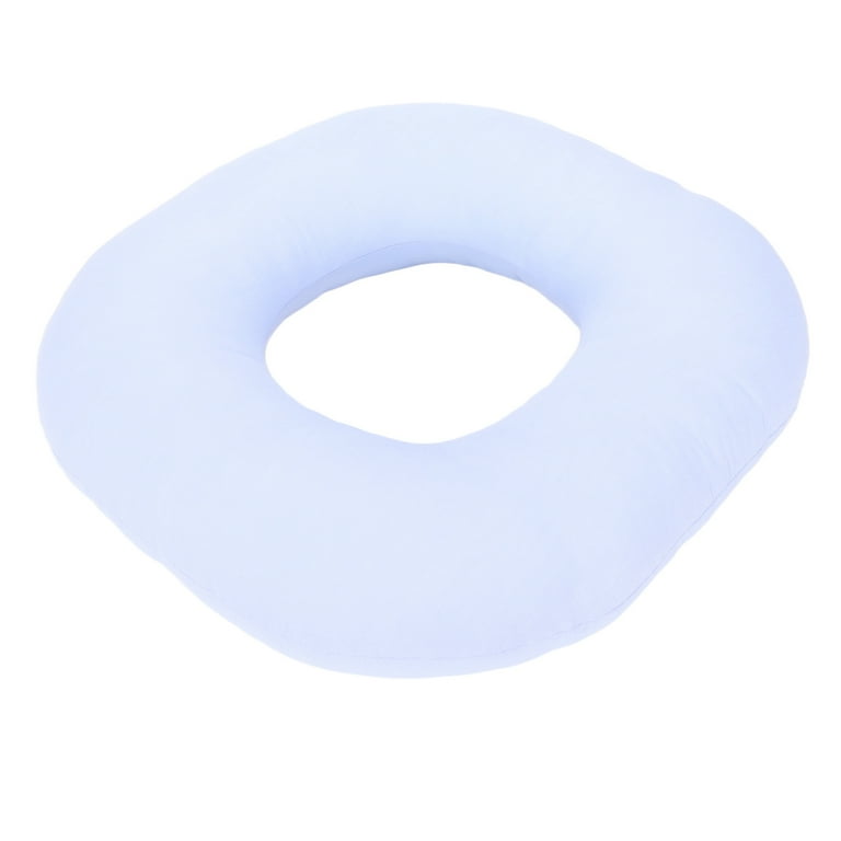 Cojin De Dona Cojin Para El Dolor De Cama De 15.7 Pulgadas Cojin Azul Para Aliviar La Presion De Descompresion De La Cadera Almohada Para Sentarse A Tope Para El Paciente Azul