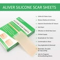 thumbnail image 4 of Aliver 4Pcs Silicone Scar Sheets Scar Tape, 2 Months Supply Professional Scar Removal Strips, 4 of 7