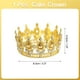 thumbnail image 2 of Uxcell Mini Toppers de Pastel en Forma de Corona, Tiara de Aleación de Reina Princesa con Cristal para Decoración de Pastel de Cumpleaños, Oro/Copa, 2 of 6
