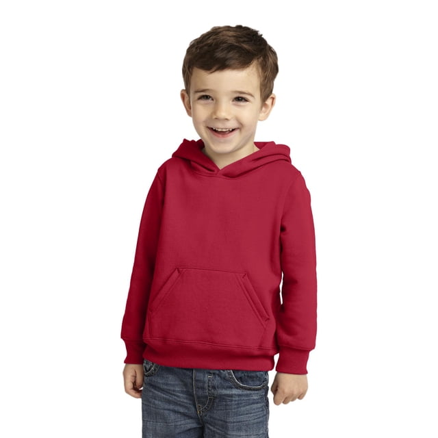 Sudadera con capucha de tejido Fleece Core para ni?os peque?os de Port & Company?. COCHE 78 Puerto & Compa??a CAR78TH