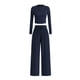 thumbnail image 1 of Conjunto de Dos Piezas para Mujer PRETTYGARDEN Top Corto y Pantalones de Pierna Ancha M, 1 of 8