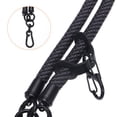 thumbnail image 3 of Phone Lanyard Crossbody Neck Wrist Lanyard with Lanyard Patch for Smartphone Black Gray 1 Pack, 3 of 4