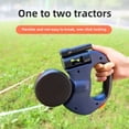 thumbnail image 3 of Dual Dog Retractable Leash with Adjustable Length, Comfortable Harness, Durable & Portable Design – Perfect Outdoor Walking Accessory for Small to Medium Pets, Easy-to-Use Control Tool (Blue), 3 of 6