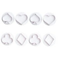 thumbnail image 4 of FRCOLOR  8 Pcs DIY Cake Decorating Poker Card Biscuit Mold, 4 of 8