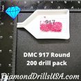 thumbnail image 2 of DMC 917 Perles Rondes 5D Peinture Diamant DMC 917 Moyen Prune Violet, 2 of 3