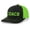 Black/Neon Green, variant on Coach Hat Mens Head Coach Sports Team Color Coach Embroidered Trucker Hat, Cardinal/White