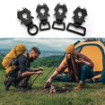 thumbnail image 2 of Durability Zincs Alloys Pet Clip With 360 Degree Swivels Breakaway Proof Rotating Pet Clip for Hiking Camping 20MM, 2 of 4