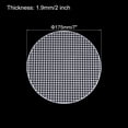 thumbnail image 2 of Uxcell 10pcs 7" Plastic Mesh Canvas Sheet 6 Count Round Needlepoint Blank Canvas for Embroidery Knit Crochet Acrylic Yarn Crafting White, 2 of 5