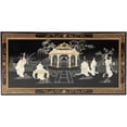 thumbnail image 5 of Oriental Furniture Black Lacquer Coffee Table - Royal Ladies, 5 of 6