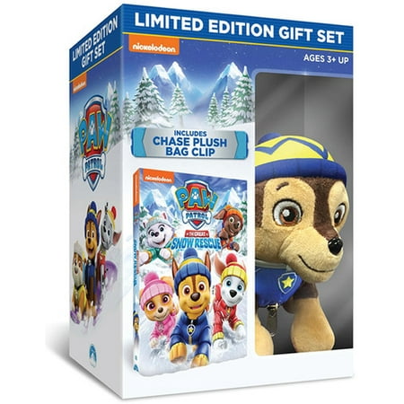 Paw Patrol: The Great Snow Rescue (Limited Edition Gift Set) (Walmart Exclusive) (DVD + Chase Plush Bag (The Best Of Snow Patrol)