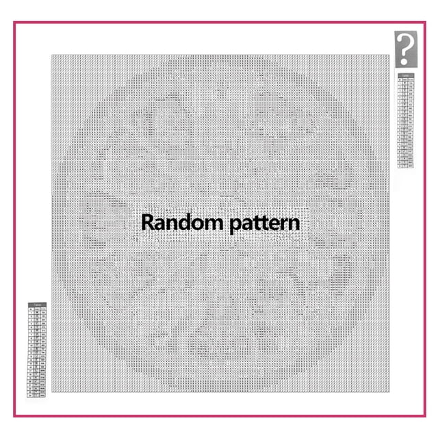 Kit de patrón misterioso de pintura de diamantes 5D redondo DIY craft Hugtrwg Para estrenar