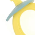 thumbnail image 4 of Cepillo de dientes para niños pequeños, cepillo de dientes de entrenamiento para bebés, mordedor para bebés, cepillo de dientes de silicona, máxima confiabilidad, 4 of 5