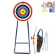 thumbnail image 1 of Juego de flechas de arco para niños, simulación de succión, puntas de flecha, juguete de entrenamiento de tiro con arco para niños con objetivo de pie desmontable., 1 of 14