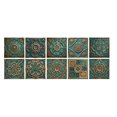 thumbnail image 3 of Azulejos de vinilo de estilo marroquí con película dura de cristal, adhesivos impermeables a prueba de humedad, papel tapiz para cocina y dormitorio, 10 unidades, 3 of 5