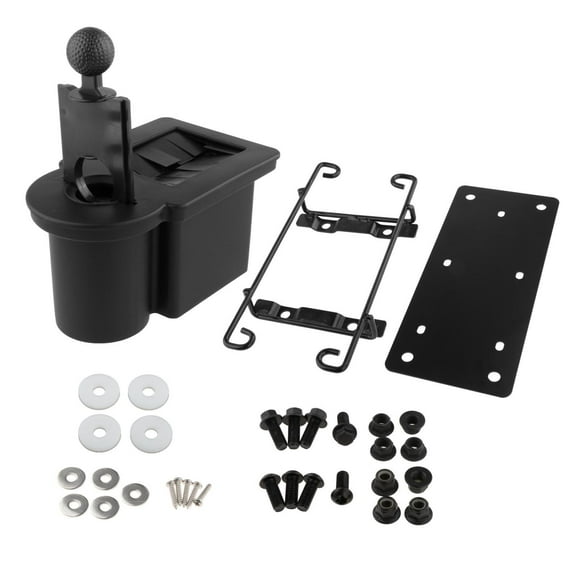 S SERENABLE Golf Cart Ball Washer Multifunctional Premium Club Cleaner Easy Installation Left Side Mount