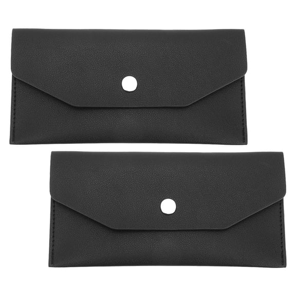 OUNONA 2 Pcs Cash Stuffing Envelope Mail Sack Travel Woman 17.50X9.00X1.00CM