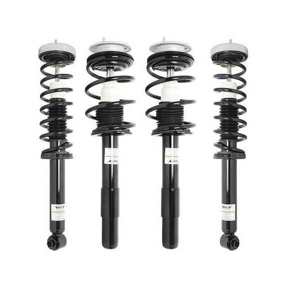 Front and Rear Strut and Coil Spring Kit - Compatible with 2008 - 2010 BMW 528i 2009