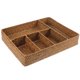 thumbnail image 5 of Canasta del organizador de mostrador con divisor Rústico Cesta de almacenamiento de baño de cocina, 5 of 6