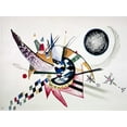 thumbnail image 2 of Kandinsky, Wassily 14x12 White Modern Wood Framed Museum Art Print Titled - Watercolor Painting of Composition, 2 of 4