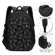 thumbnail image 3 of Fotbe White Pineapples Mochila con Estampado y Puerto USB para Hombre y Mujer, Mochila Antirrobo, Mochila de Viaje, Mochila Escolar, Mochila Universitaria, 3 of 7