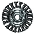 thumbnail image 1 of 4 x 0.63 x 11 in. Knotted Wire Wheel Brush, 1 of 1