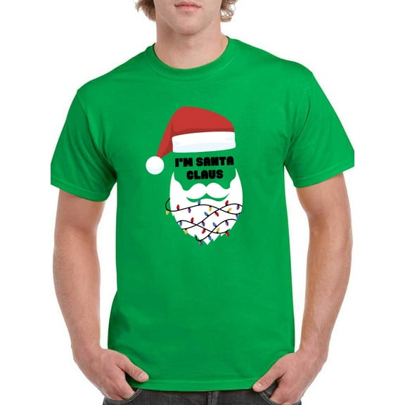 I'm Santa Claus T-Shirt Men -Smartprints Designs, Male 4X-Large