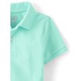 thumbnail image 3 of The Children's Place Baby & Toddler Boys Short Sleeve Pique Polo, Sizes 6M-5T, 3 of 3