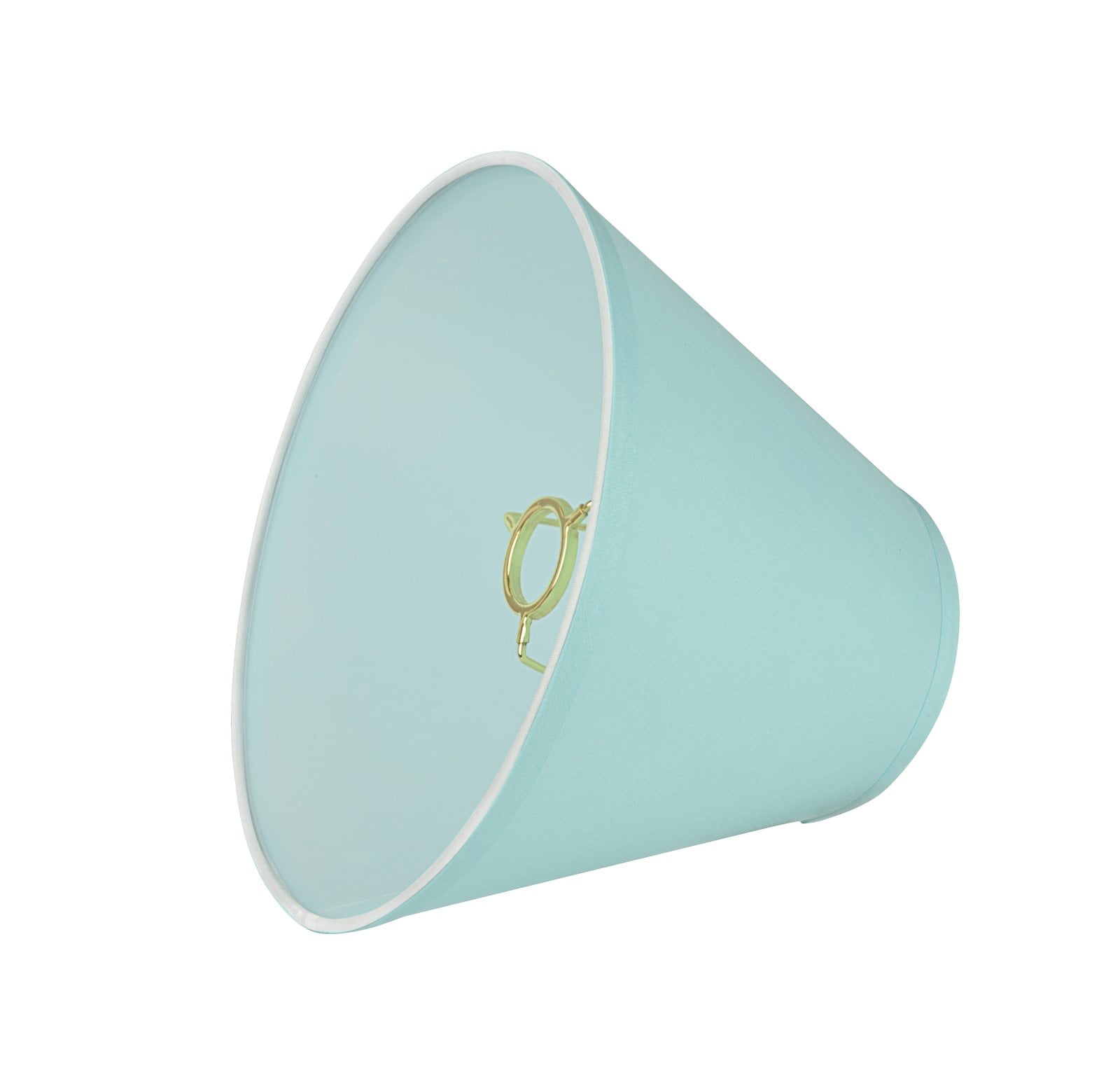 Aspen Creative 58927 Transitional Hardback Empire Shape UNO Construction Lamp Shade in Light Blue, 10" Wide (5" x 10" x 8")