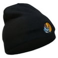 thumbnail image 4 of Jesus Praying Embroidered Short Beanie - Black OSFM, 4 of 5
