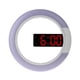 thumbnail image 5 of Reloj De Pared Hueco Digital Con Control Remoto, Reloj De Pared Con Superficie De Espejo Led Creativo Para Sala De Estar Interior Yuarrent HA017747-00, 5 of 7