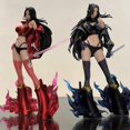 thumbnail image 3 of Figura de anime de One Piece, figura de Boa Hancock, ropa roja y negra, modelo de estatua, colección de muñecas, decoración, juguetes, regalo de cumpleaños, 3 of 4