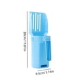 thumbnail image 3 of Cat Litter Scoop, Cat Litter Scooper with Holder for Litter Box, Large Shovel, 3 in 1 Portable Kitty Poop Disposal Blue, 3 of 6