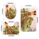 thumbnail image 3 of Jane y el Dragón Juego de 3 alfombras de baño de coral fleece: tapete de baño + alfombra de inodoro en forma de U + funda de tapa de inodoro en forma de O, 3 of 6
