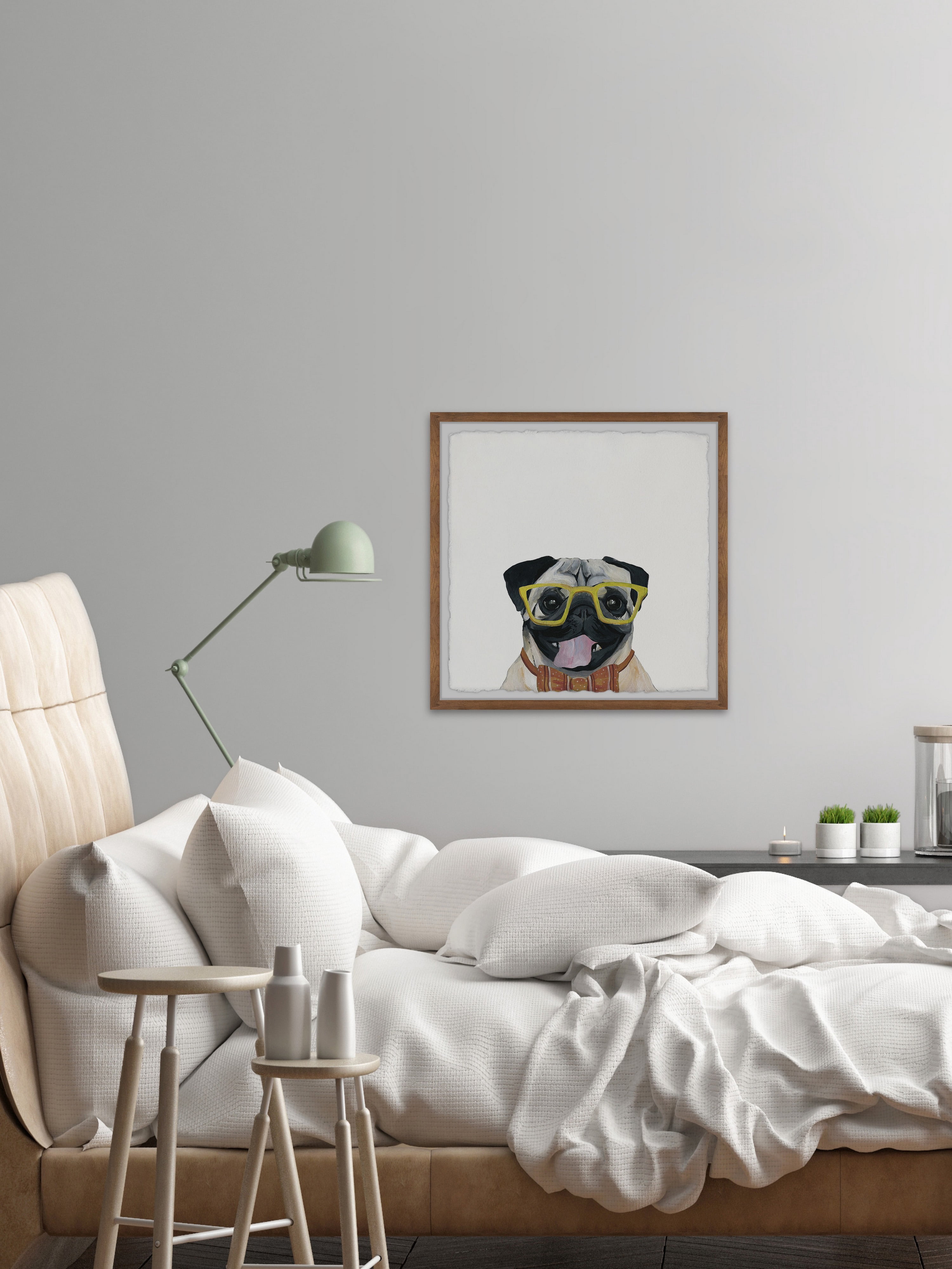 Marmont Hill "Stylish Pups" Framed Painting Print
