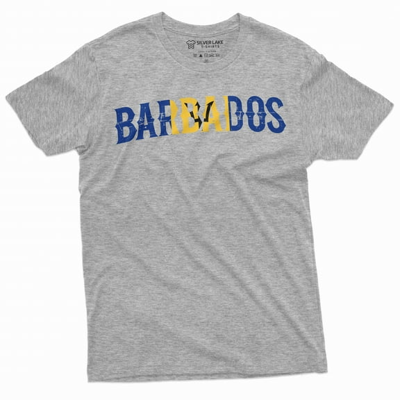 Barbados Unisex Shirt Barbados Patriotic Gift Tee Mens Womens Barbados Shirt Barbadian Gifts