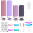 thumbnail image 6 of Bisitoy 16 Pack Travel Bottles for Toiletries, Travel Bottles Silicone Travel Size Containers, Travel Essentials Leak Proof Refillable Liquid, Shampoo and Conditioner Travel Toiletry Bottles (E), 6 of 7