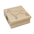 thumbnail image 1 of Courageous Doberman Pinscher Pet Dog Square Rubber Stamp Stamping Scrapbooking Crafting - Medium 1.75in, 1 of 1