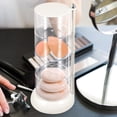 thumbnail image 3 of Cabilock Multi-layer Storage Box Container with Lid Rotary Storage Rack Makeup Sponge Case White The Pet, 3 of 8