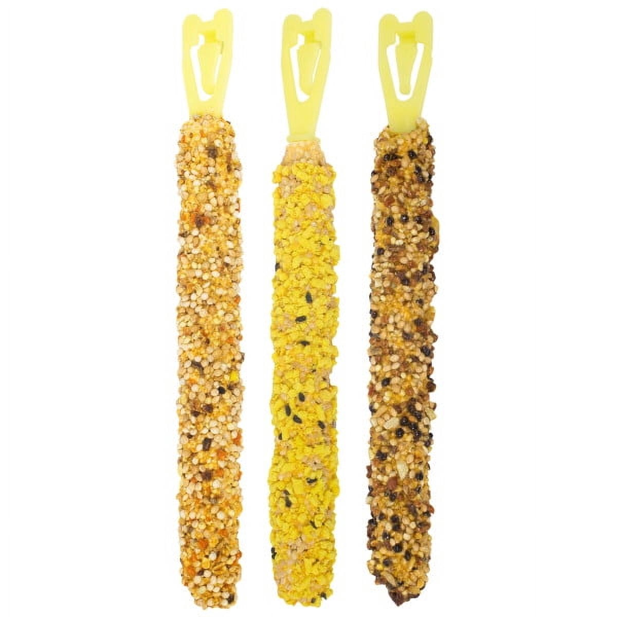 (4 pack) MENU Treat Sticks for Canary/Finch/Parakeet Vrty Pk 2.5 oz- 3 Sticks